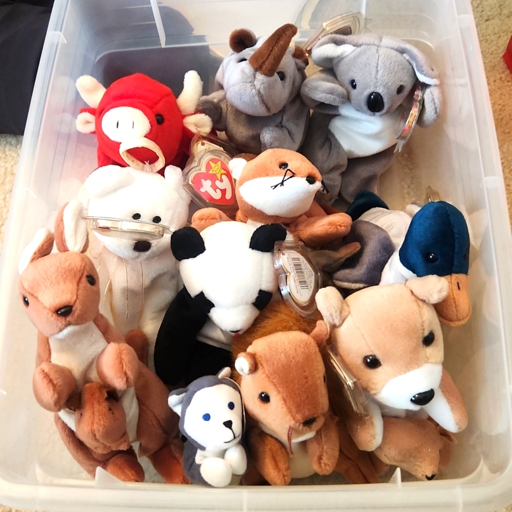 BEANIE BABIES- multiple, sold separately